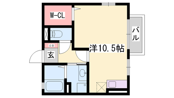 エクセルハイムの物件間取画像